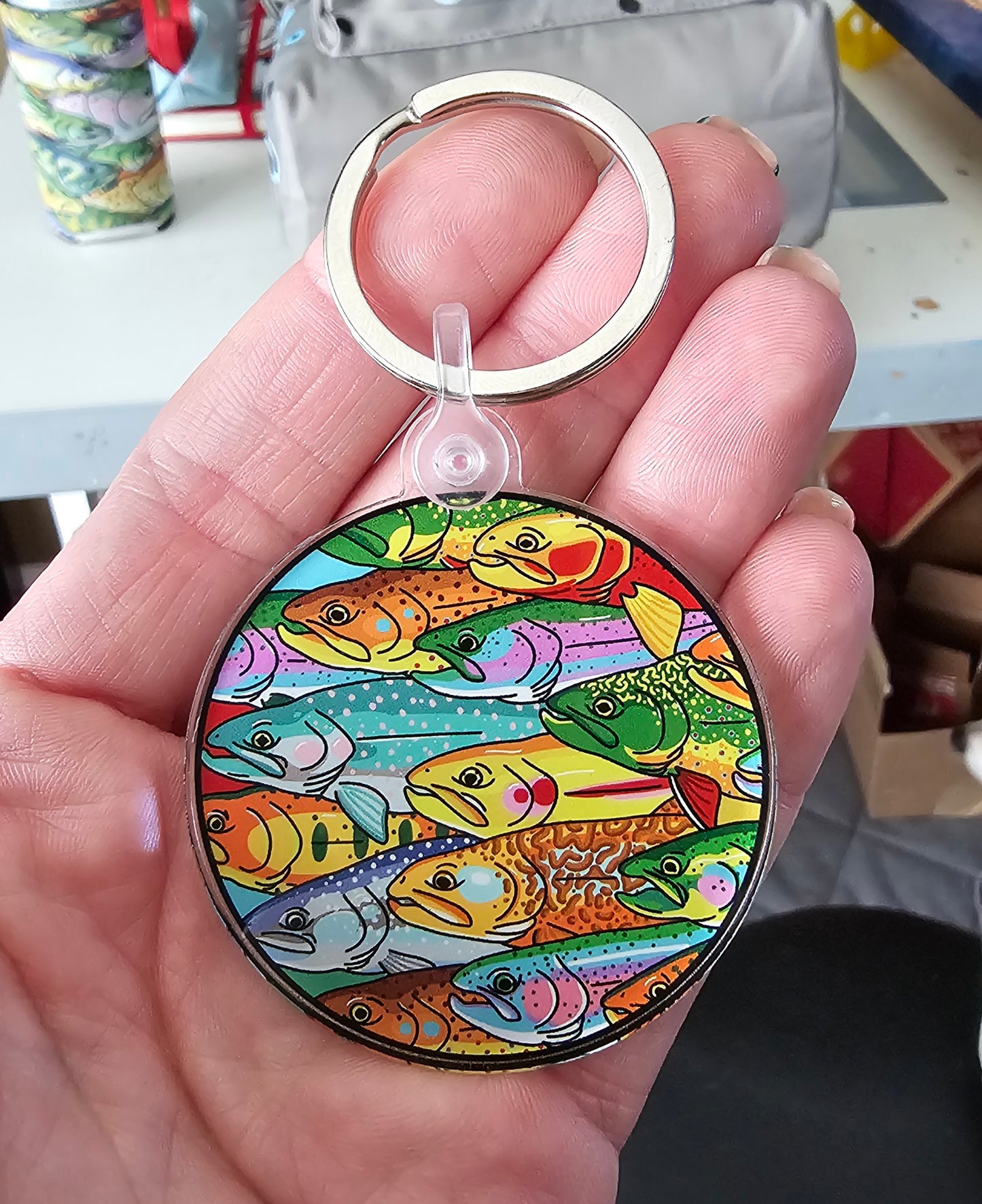 Trout Keychain