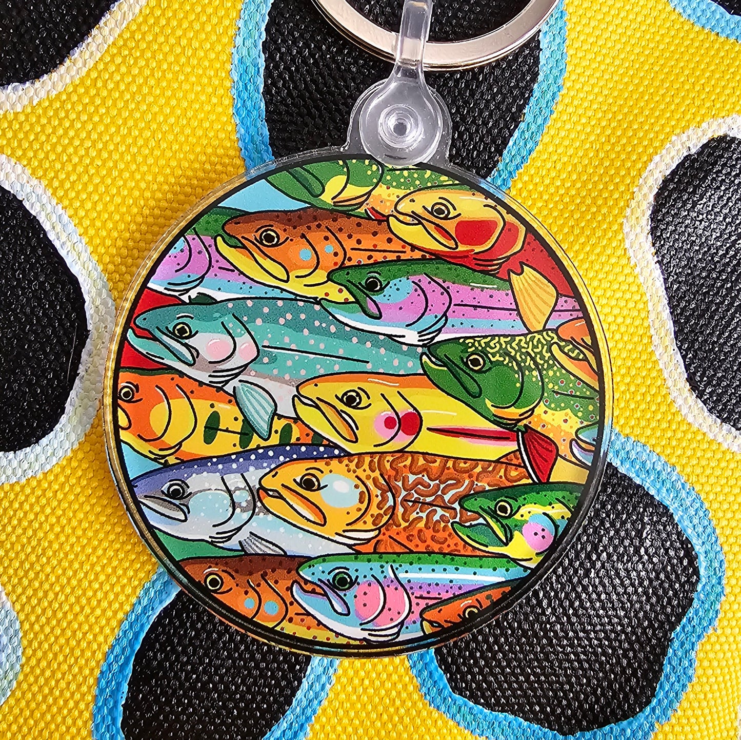 Trout Keychain