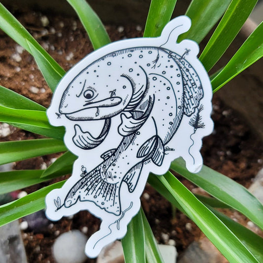 Small Colorado Mouth Trout Sticker